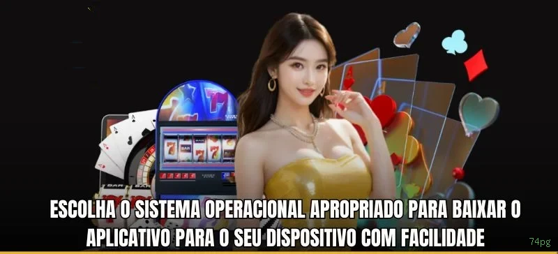 Imagem promocional da 74pg mostrando a plataforma e suas vantagens